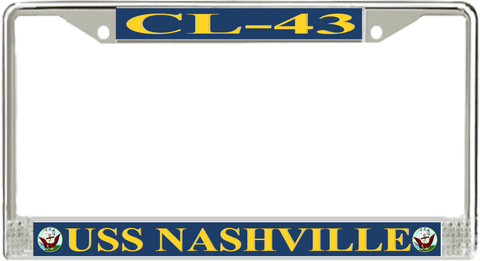 USS Nashville CL-43 License Plate Frame