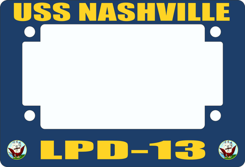 USS Nashville LPD-13 Motorcycle Frame