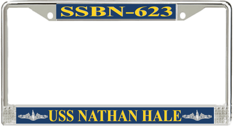 USS Nathan Hale SSBN-623 License Plate Frame