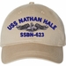 USS Nathan Hale SSBN-623 with Dolphins Unstructured Dad Cap