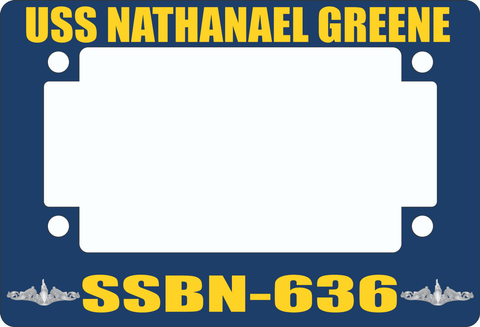 USS Nathanael Greene SSBN-636 Motorcycle Frame