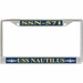 USS Nautilus SSN-571 License Plate Frame