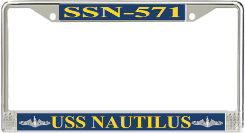 USS Nautilus SSN-571 License Plate Frame