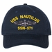 USS Nautilus SSN-571 with Dolphins Unstructured Dad Cap
