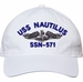 USS Nautilus SSN-571 with Dolphins Unstructured Dad Cap