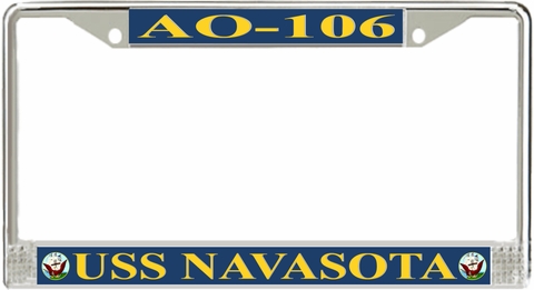 USS Navasota AO-106 License Plate Frame