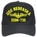 USS Nebraska SSBN-739 ( Gold Dolphins ) Submarine Officer Cap