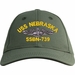 USS Nebraska SSBN-739 Submarine Custom Embroidered Cap