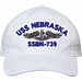 USS Nebraska SSBN-739 with Dolphins Unstructured Dad Cap