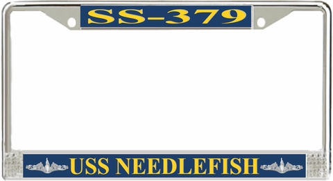 USS Needlefish SS-379 License Plate Frame