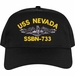 USS Nevada SSBN-733 Embroidered Cap