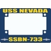 USS Nevada SSBN-733 Motorcycle Frame