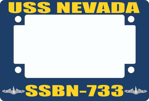 USS Nevada SSBN-733 Motorcycle Frame
