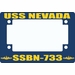 USS Nevada SSBN-733 Motorcycle Frame