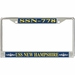 USS New Hampshire SSN-778 License Plate Frame