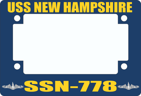 USS New Hampshire SSN-778 Motorcycle Frame