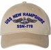USS New Hampshire SSN-778 with Dolphins Unstructured Dad Cap