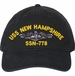 USS New Hampshire SSN-778 with Dolphins Unstructured Dad Cap
