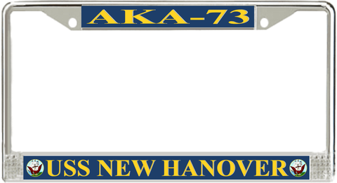 USS New Hanover AKA-73 License Plate Frame