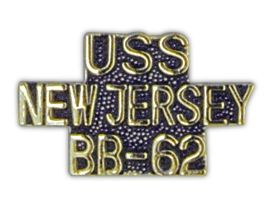 USS New Jersey BB-62 Lapel Pin