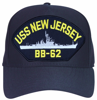 USS New Jersey BB-62 Ship Cap