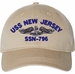 USS New Jersey SSN-796 with Dolphins Unstructured Dad Cap