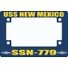 USS New Mexico SSN-779 Motorcycle Frame