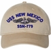 USS New Mexico SSN-779 with Dolphins Unstructured Dad Cap