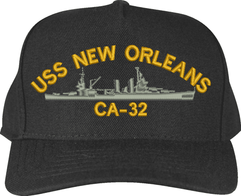 USS New Orleans CA-32 Custom Embroidered Cap