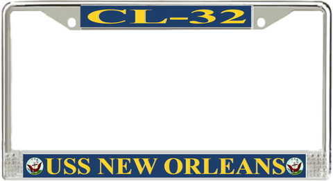 USS New Orleans CL-32 License Plate Frame