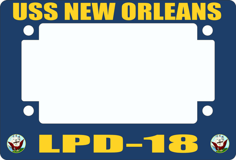 USS New Orleans LPD-18 Motorcycle Frame