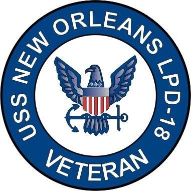 USS New Orleans LPD-18 Veteran Decal Sticker