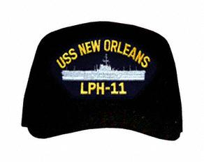 USS New Orleans LPH-11 Ships Ball Cap