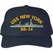 USS New York BB-34 Ship Custom Embroidered Cap