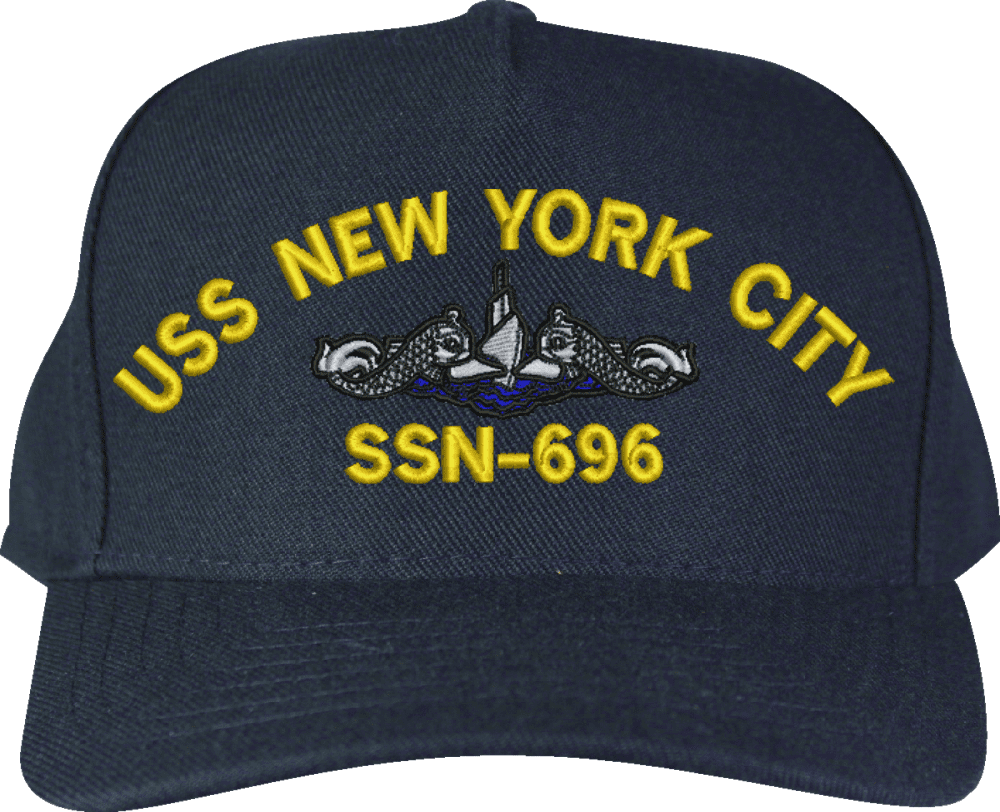 USS New York City SSN-696 with Blue Water Dolphins Custom