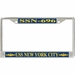 USS New York City SSN-696 License Plate Frame