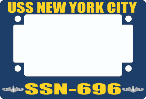 USS New York City SSN-696 Motorcycle Frame