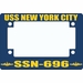 USS New York City SSN-696 Motorcycle Frame