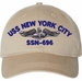 USS New York City SSN-696 with Dolphins Unstructured Dad Cap