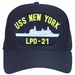 USS New York LPD-21 Ball Cap Hat