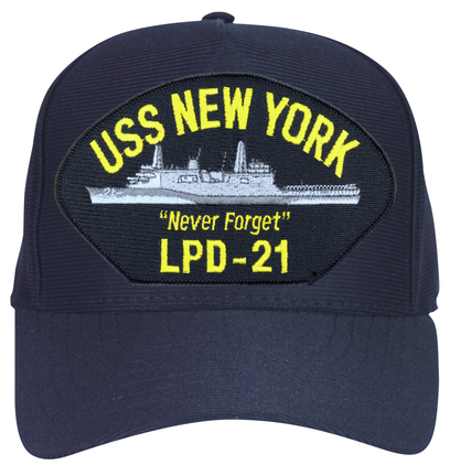 USS New York LPD 21 Never Forget Ships Cap