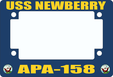 USS Newberry APA-158 Motorcycle Frame