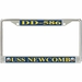 USS Newcomb DD-586 License Plate Frame