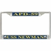 USS Newman APD-59 License Plate Frame