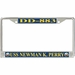 USS Newman K. Perry DD-883 License Plate Frame