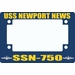 USS Newport News SSN-750 Motorcycle Frame