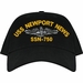 USS Newport News SSN-750 w/Dolphins Embroidered Cap