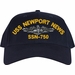 USS Newport News SSN-750 w/Dolphins Embroidered Cap