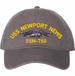 USS Newport News SSN-750 with Dolphins Unstructured Dad Cap
