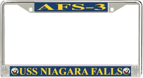 USS Niagara Falls AFS-3 License Plate Frame